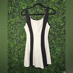 Black & White Flare Dress